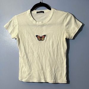 brandy melville butterfly shirt